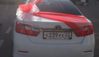 Машина на свадьбу Toyota Camry № !5024, белый