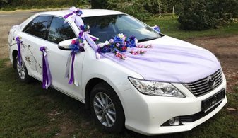 Машина на свадьбу Toyota Camry № !5027, белый