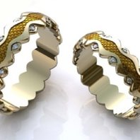 Обручальное кольцо Д12022