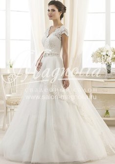 Свадебное платье M48281. С пышной юбкой, длинное без шлейфа.