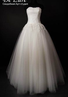 Свадебное платье D48550. С пышной юбкой, длинное без шлейфа.