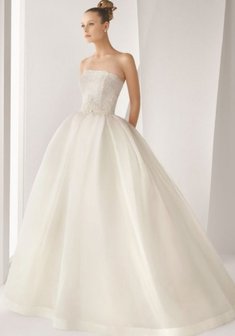 Свадебное платье D48556. С пышной юбкой, длинное со шлейфом.