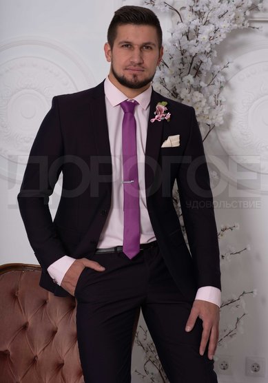 Свадебный мужской костюм B3688 - Салон костюмов Bazioni